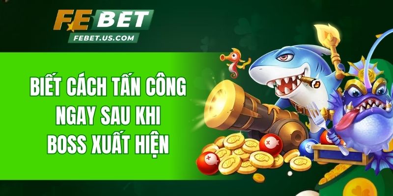 Biết cách tấn công ngay sau khi boss xuất hiện
