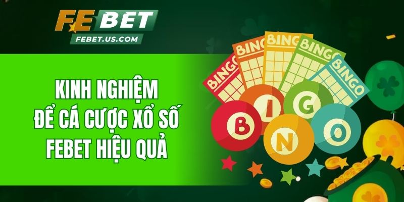 Kinh nghiệm để cá cược xổ số và lô đề Febet hiệu quả